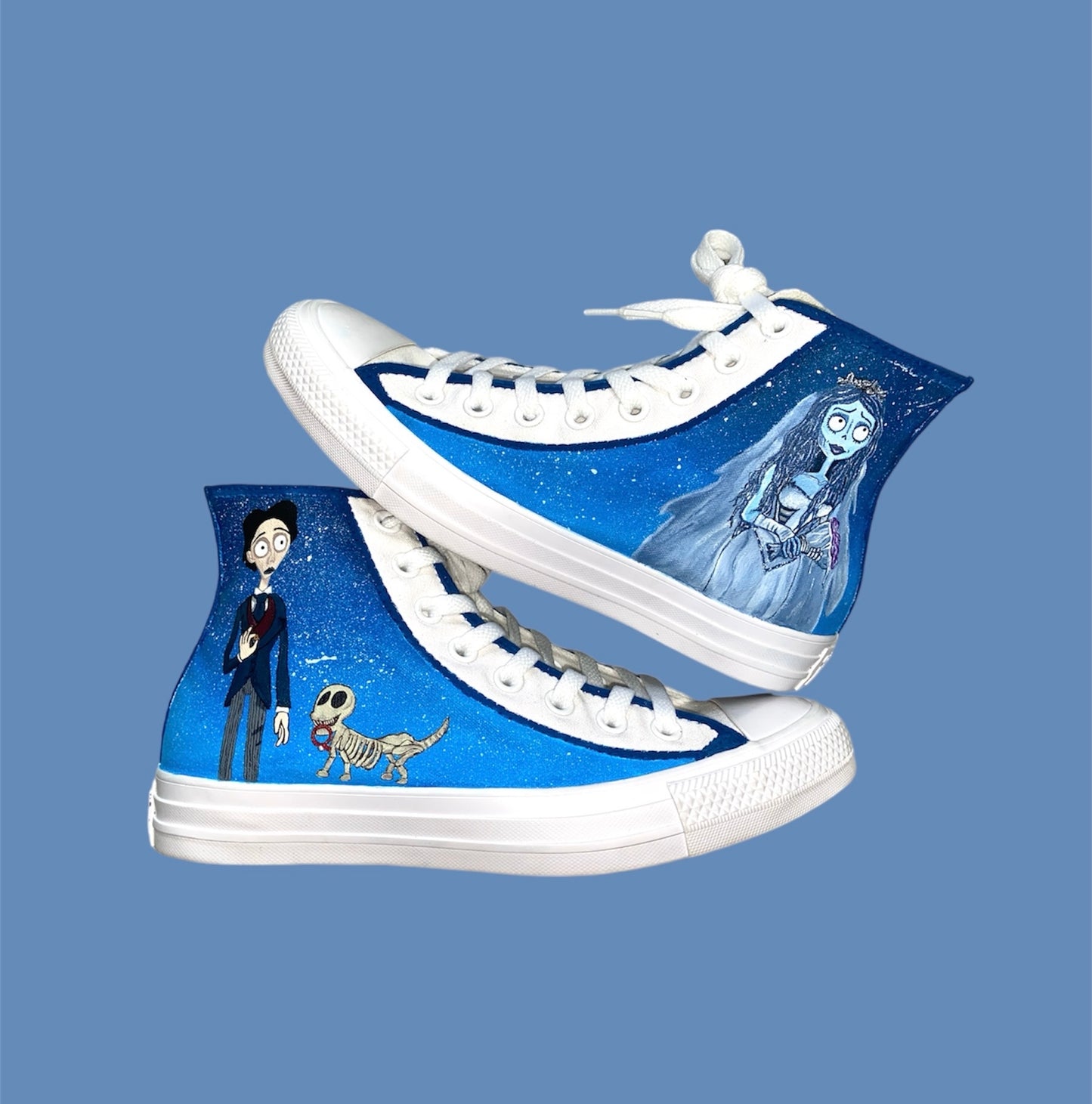 Corpse Bride custom converse