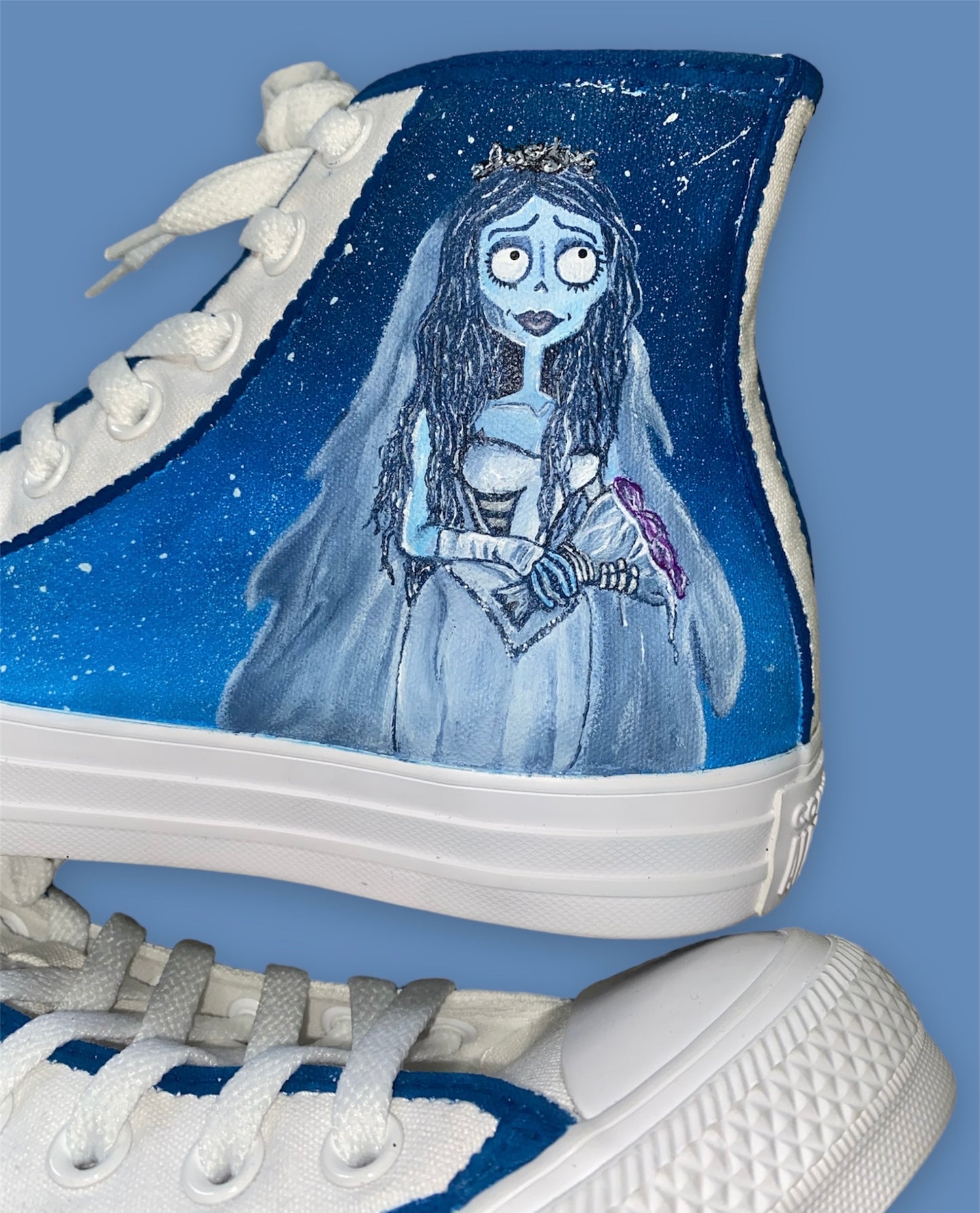 Corpse Bride custom converse