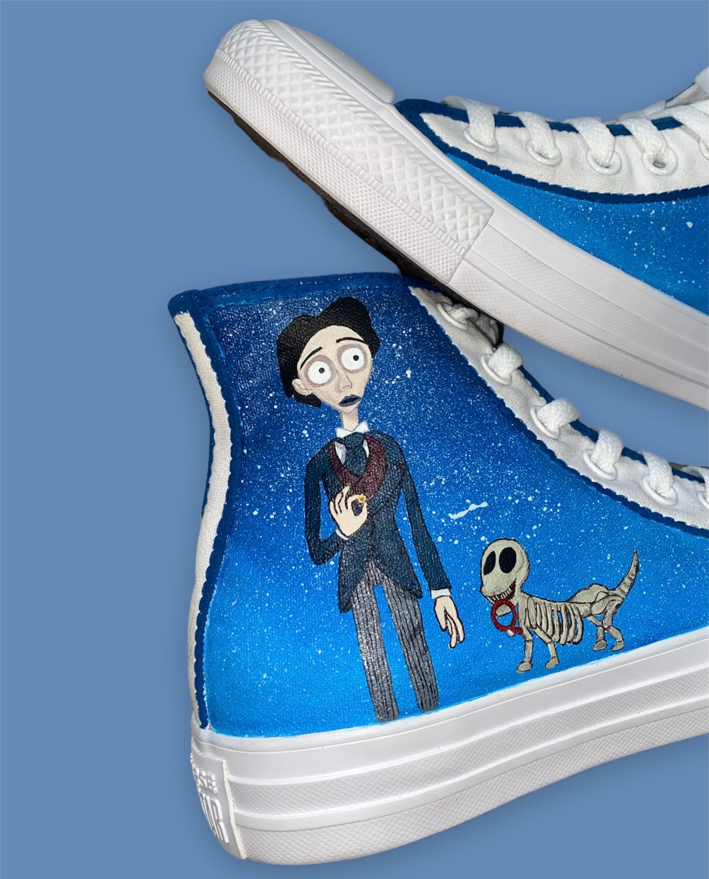 Corpse Bride custom converse